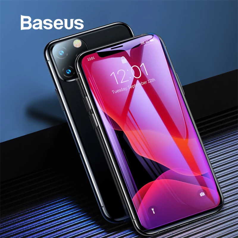 Baseus 0,23 мм Защита экрана для iPhone 11 полное покрытие защитная пленка из закаленного стекла защита конфиденциальности для iPhone 11 Pro MAX