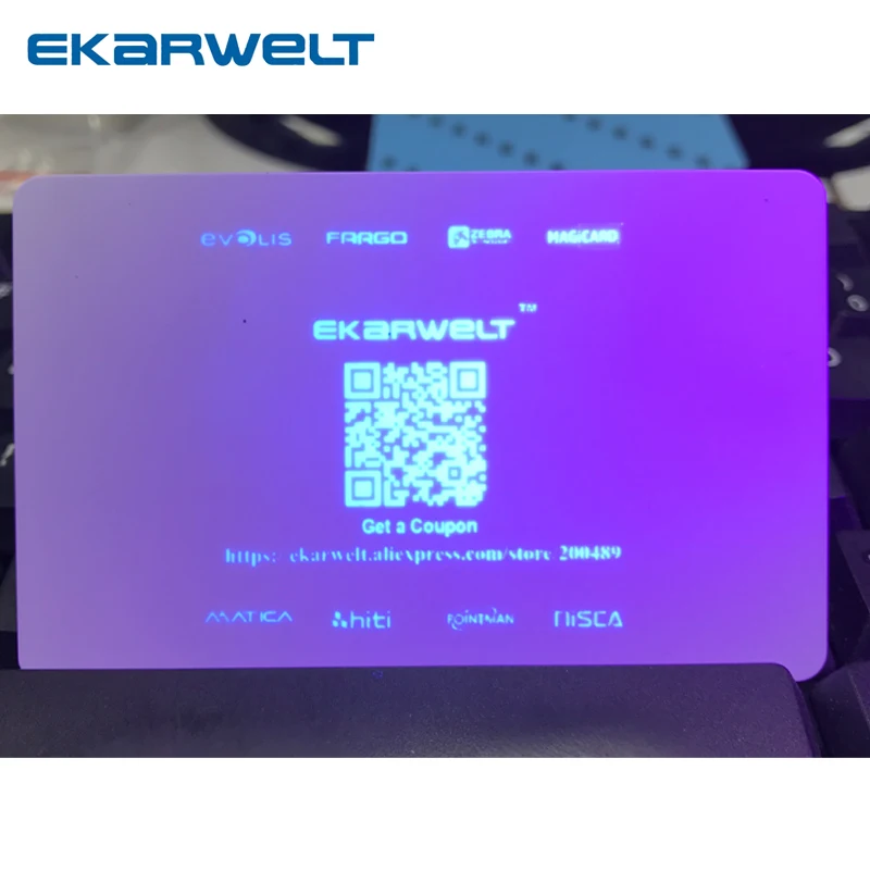 Rct000uv azul uv fita cassete 1000 impressões