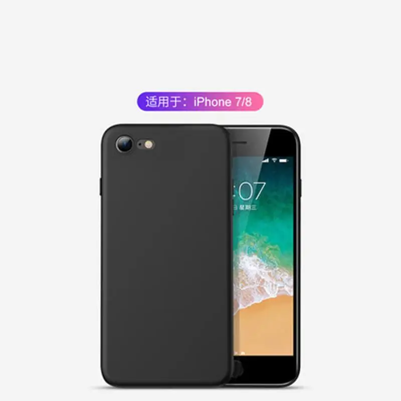 7plus жидкий силикагель 7p Полностью закрытый защитный комплект для 8 мобильных телефонов 8 ультратонкий - Цвет: Армейский зеленый