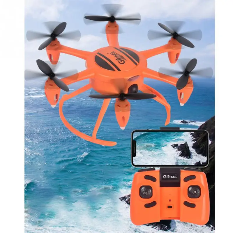 T907W 720P дрона с дистанционным управлением HD WI-FI Камера дроны 4CH FPV 6-осевой гироскоп барометр RC Quadcopter устанавливает высоту Режим вертолет