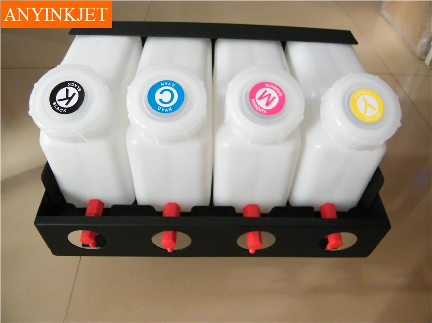 

4color ink system the cartridge is with 2 out put for Mimaki JV33 jv5 lecai witcolor etc printer
