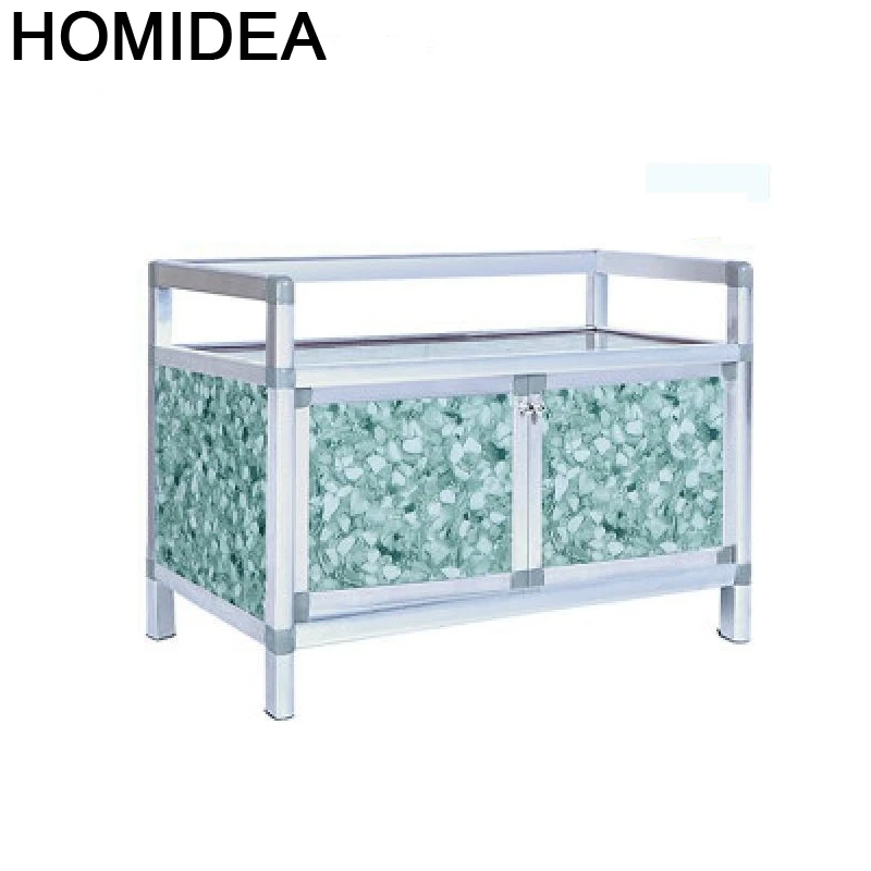 

Reclaimed Aparadores Console Tea China Side Tables Aluminum Alloy Cupboard Kitchen Furniture Meuble Buffet Cabinet Sideboard