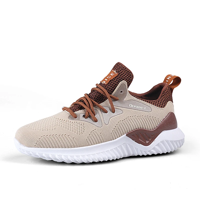 Mesh White Casual Sports Shoes Men Thick Bottom Breathable Athletics Running Shoes Male Hard-Wearing Sweat-Absorbant Sneakers