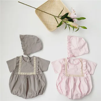 

MILANCEL newborn baby bodysuits lace infant girls onesies 2020 baby clothes fashion toddler jumpsuits