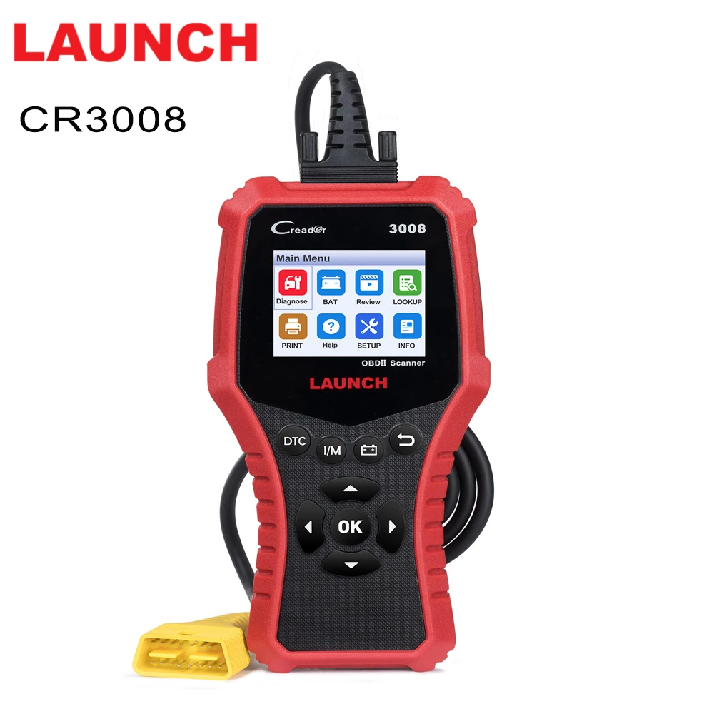Профессиональный сканер OBD2 LAUNCH X431 CR3008 улучшенный диагностический инструмент OBD 2