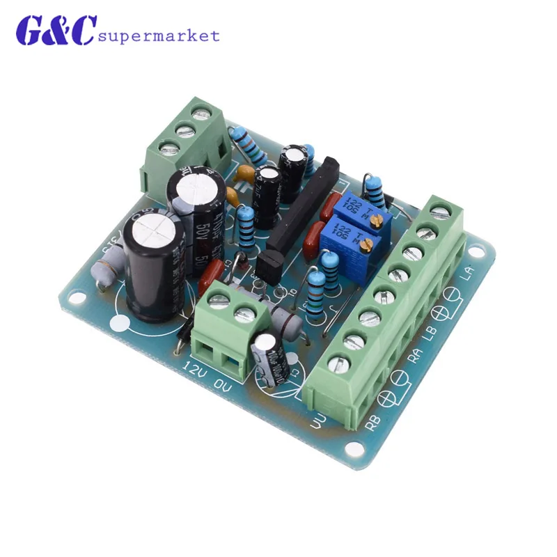 12V power amplifier VU meter driver board DB audio level meter TA7318P electronic product compatible board diy
