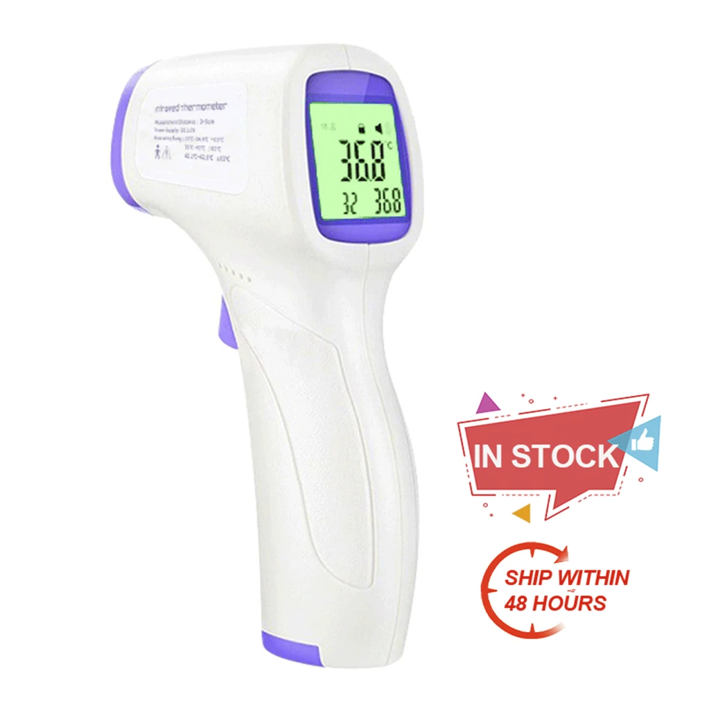 

Portable Termometer Digital LCD Non-contact Infrared Alarm Forehead Thermometer Muti-fuction Adult Baby Digital Termometer