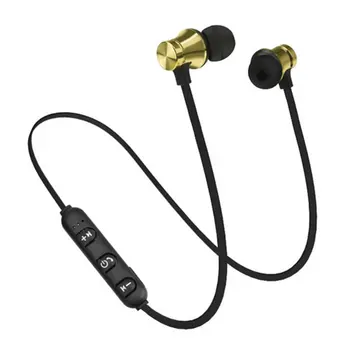 

Bluetooth V4.2 Magnetic Wireless Headphone Sport Earphone In Ear Headset Music Voice Control Noise Reduction With Microphone Mic