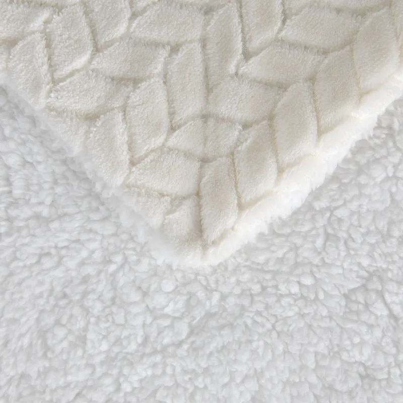 Bedding Flannel Fleece Throw Blanket Soft Travel Blanket Double-Sided Bedspread Plush Cover for Bed Sofa Warm Gift Dropshipping