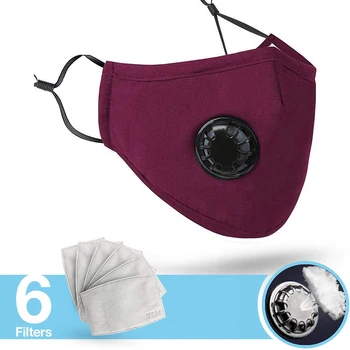

Anti Pollution Mask Filter PM2.5 Mouth Mask Anti Dust Mask Activated Carbon Filter Windproof Mouth-Muffle Bacteria Proof Flu