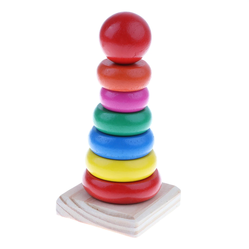 Set of 4Pcs Wooden Montessori Development for baby - Percussion Xylophone Round Bead Rollercoaster Sensory Teaching Aids Toy #A