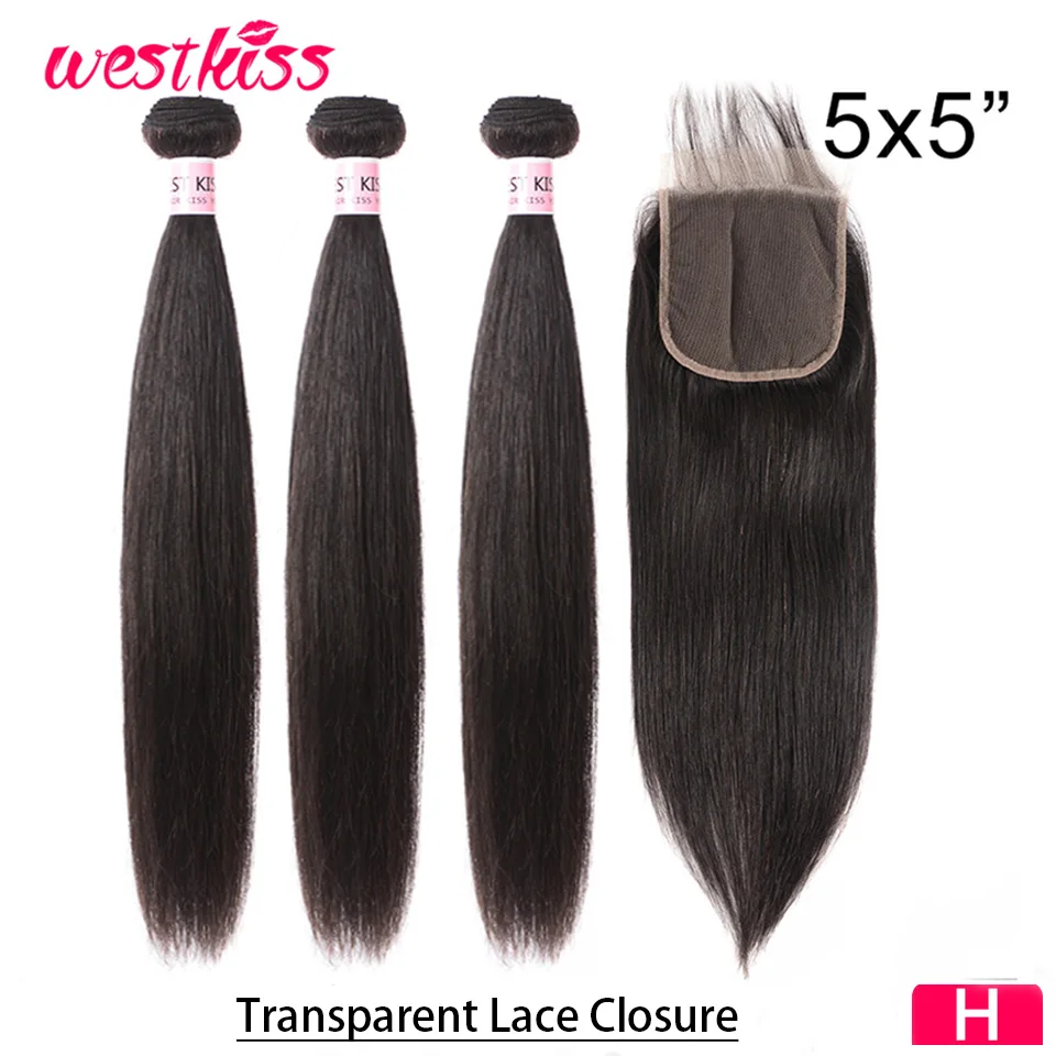 5x5-Lace-Closure-With-Bundles-3-Brazilian-Straight-Hair-Bundles-With-Closure-Natural-Color-Human-Hair