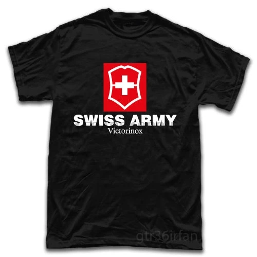 Pisau Swiss Army Alat Logo Kaos Baru|T 