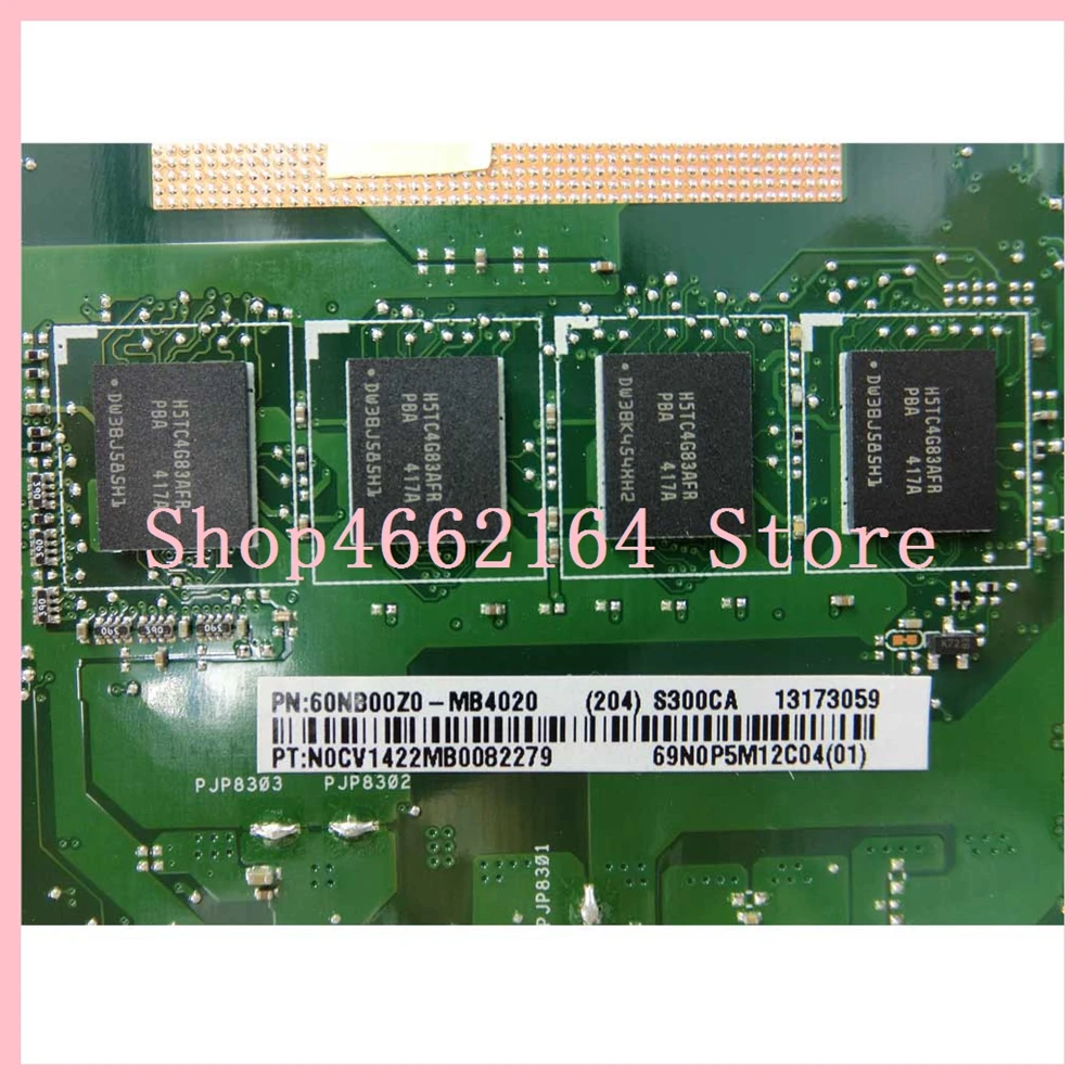 buy  S300CA Motherboard I7-3517CPU 4GB RAM Motherboard For ASUS S300 S300C S300CA Laptop Mainboard S300C