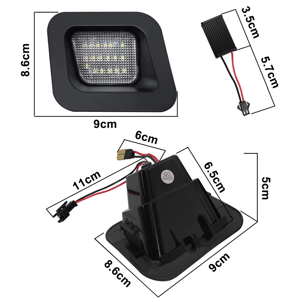Luci Targa A LED Per Dodge Ram 1500/2500/3500 (2003-2018) - GV-2078 - Ricambio Originale - 3