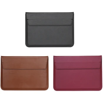 

PU Leather Envelope Laptop Bag Computer Liner Sleeve Case for New Air Pro Retina 11 12 13 15 13.3 Inch Notebook Bag