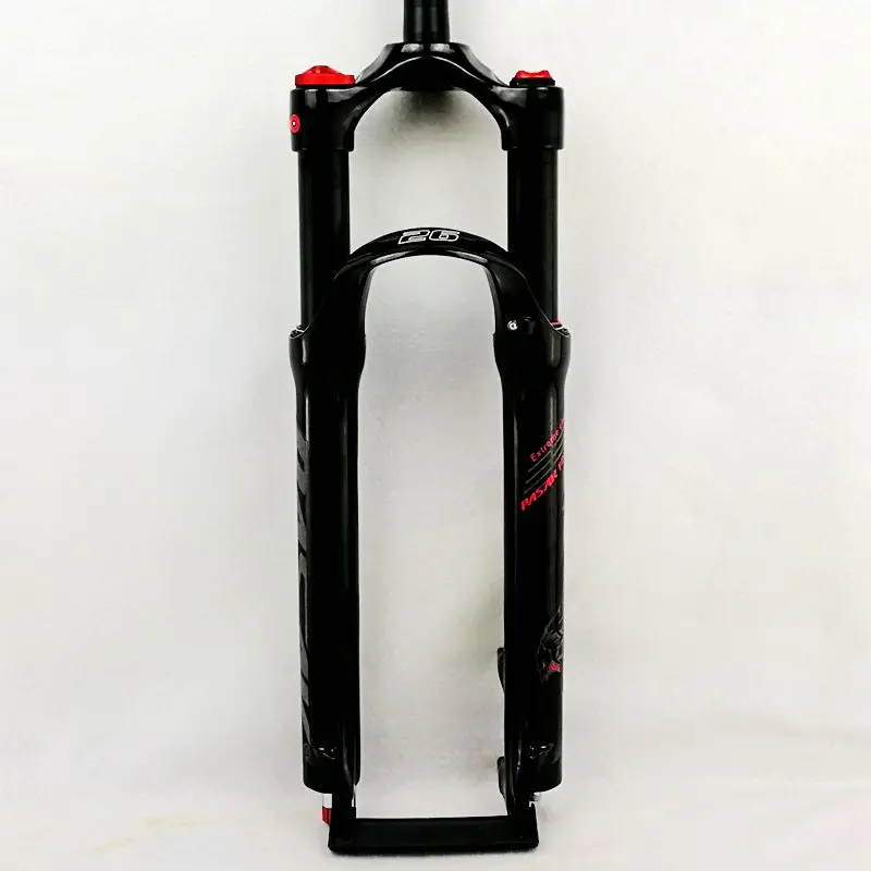 Пневматическая вилка Pasak Mtb 26 27,5 29 для горного велосипеда с газовой подвеской, пневматическая демпфирующая линия дистанционного управления RL HL - Цвет: 26HL Gloss Black
