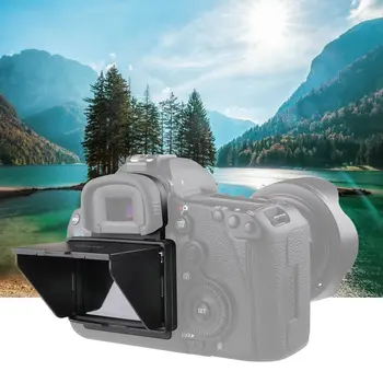 

Portable Camera Lens Sunshield Durable Camera Monitor Cover Portable Camera Lens Sunshield For Canon Camera