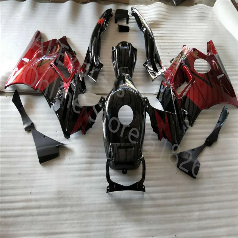 Черный красный для мотоциклов Honda CBR600F2 1991-1994 ABS CBR 600 F2 91-94 CBR600 обтекатель кузова