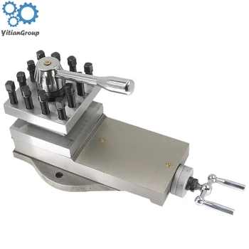 

AT300 Tool Holder Mini Lathe Accessories Metal Lathe Holder Tool Assembly Quick Change Lathe Tool Holder Tool 80mm Stroke