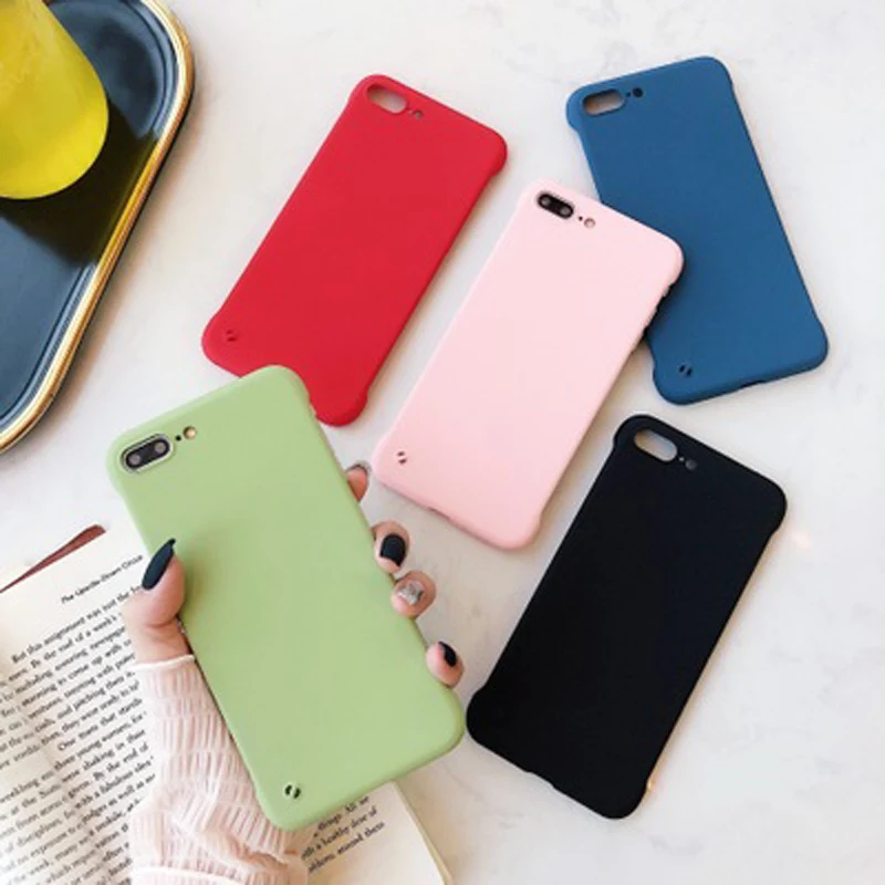 DRXENN Бескаркасный матовый чехол для iPhone 11 Pro Max Жесткий ПК однотонный Ультратонкий