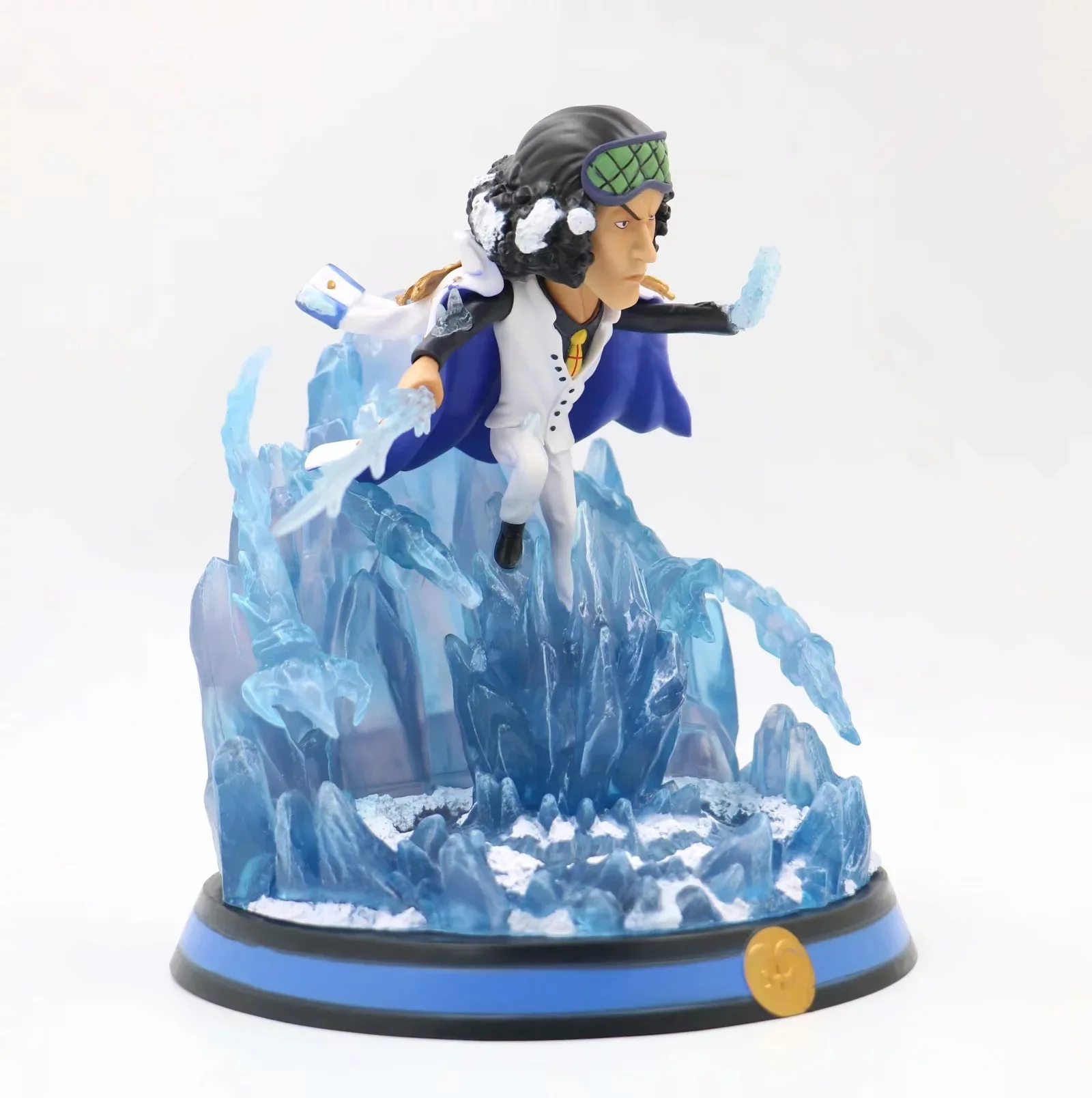 

Wolf Anime One Piece bbt gk Navy Three Generals Greenish Blue Pheasant Statue Boxed Garage Kit