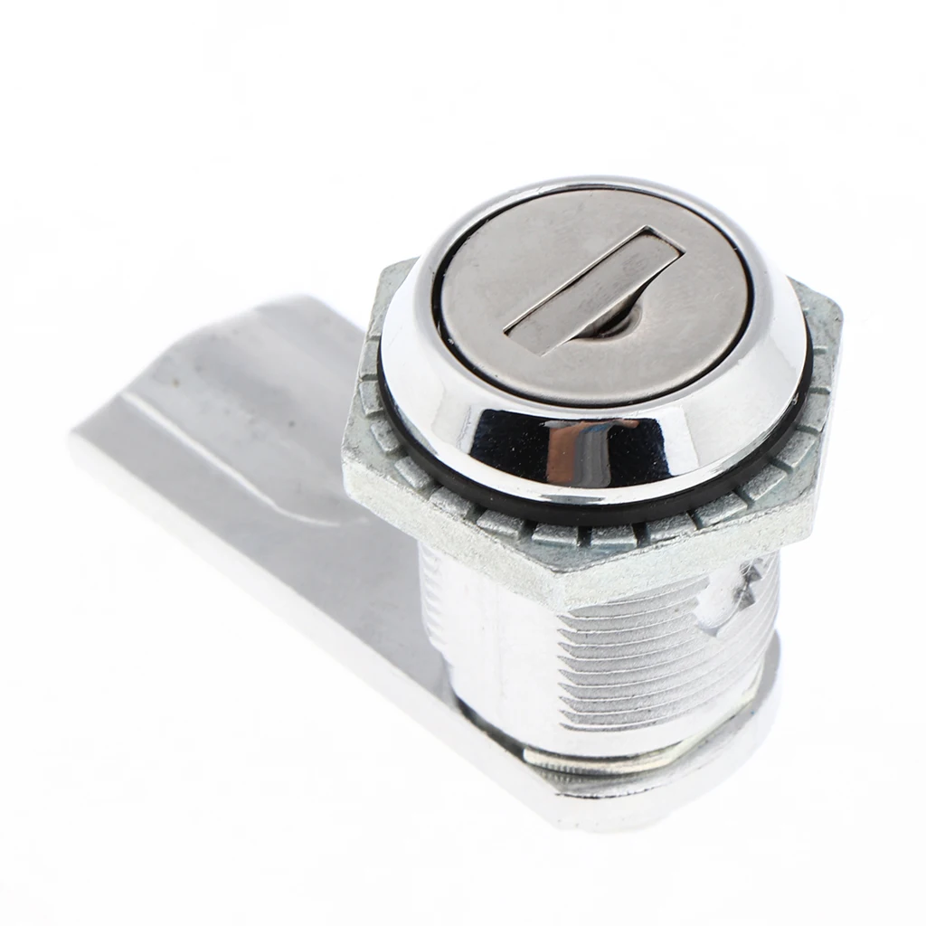 Rustproof Zinc Alloy, Chrome Disc Tumbler Cam Lock, Keyed Alike, For Boat RV