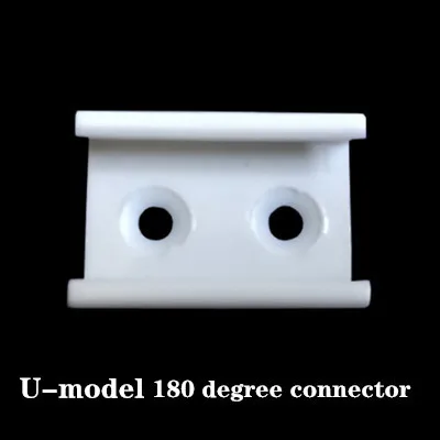 LED hard light DC12V 50CM 20 Inch LED Strip SMD5730 36LEDs U-shape Flat LED aluminum channel Rigid Strip For Indoor Lighting U 180 degree conve