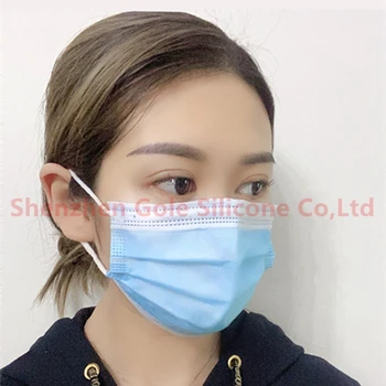 

DHL/fedex 2000pcs 3-layer mask Face Mouth Masks Non Woven Disposable Anti-Dust Meltblown cloth Masks Earloops Masks