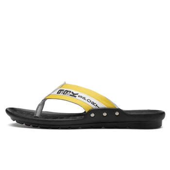 

vietnam genuino teenslippers heren rubber Flip-flops for flat cuero herren ritable slapi sandalen shower sandals sandale uomo v