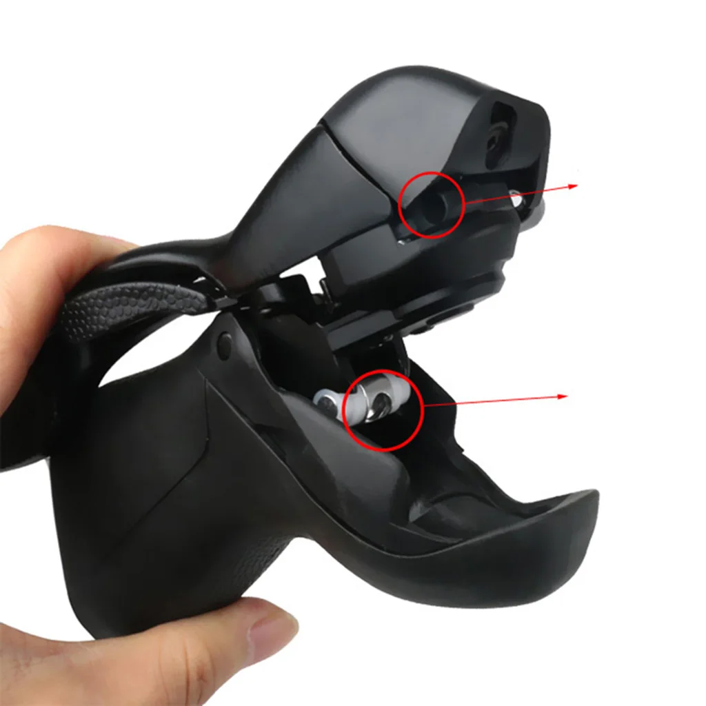 Road Bike Shifters Double Lever Brake Bicycle Derailleur Groupset Compatible with Shift Cables 2x7/3x7 Speed