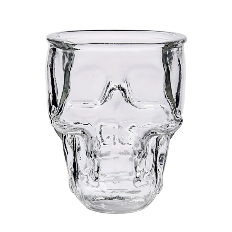 6 x shot glasses with skull great for parties gifts halloween or barbeques bbq 