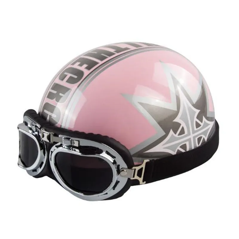 Унисекс, мужской, женский мотоциклетный шлем, винтажные защитные шлемы для автомобиля, мотоциклетный ATV UTV, шлемы с открытым лицом
