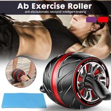 Rodillo de abdominales para entrenamiento, rueda de rebote, núcleo de vientre, deportes de resistencia