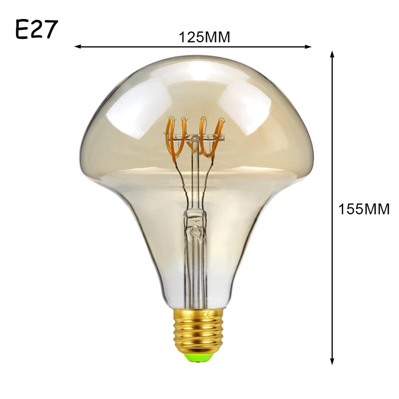 Decoração de Filamento, Edison, 4W, 110-220V