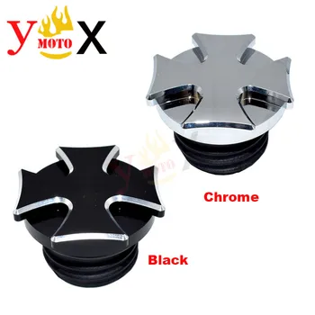 

Cross Aluminum Fuel Gas Petrol Tank Cap Cover Lid For Harley Blackline FXS Breakout FXSB Cross Bones Dyna Fat Bob Super Glide