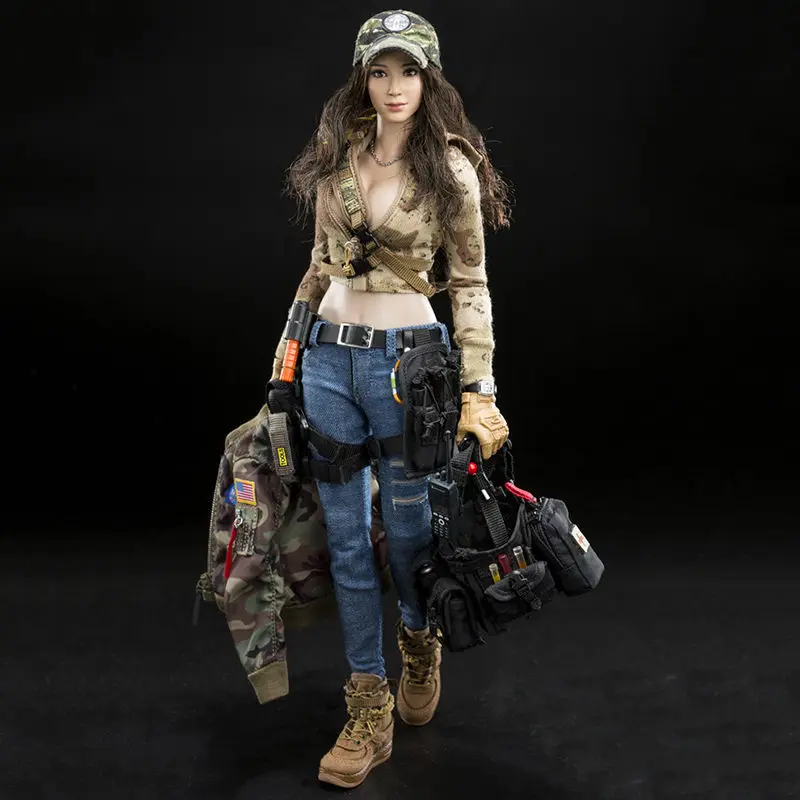 

DAMTOYS 1/6 scale fighting girl Pisces DCG003 NANA and DCG004 LUCY complete costumes, 12-inch action figure toys model