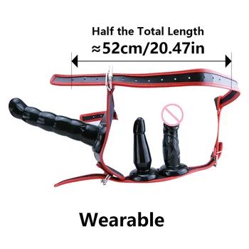 Dildo For woman Strap On Realistic Dildo, toys for adults Strapon Dildo for Lesbian, suction cup penis Sex toys for Women 2