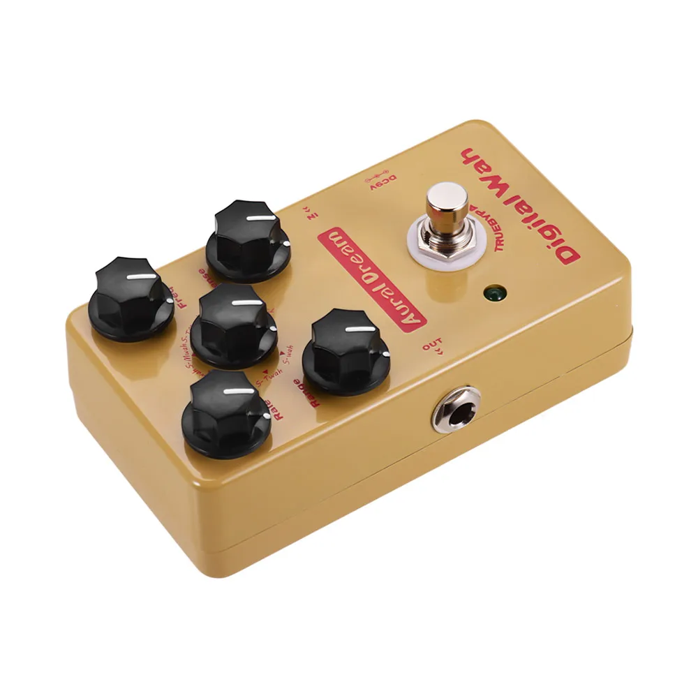 Aural Dream Digital Wah Effect Педаль из алюминиевого сплава Shell True Bypass педали для электрогитары