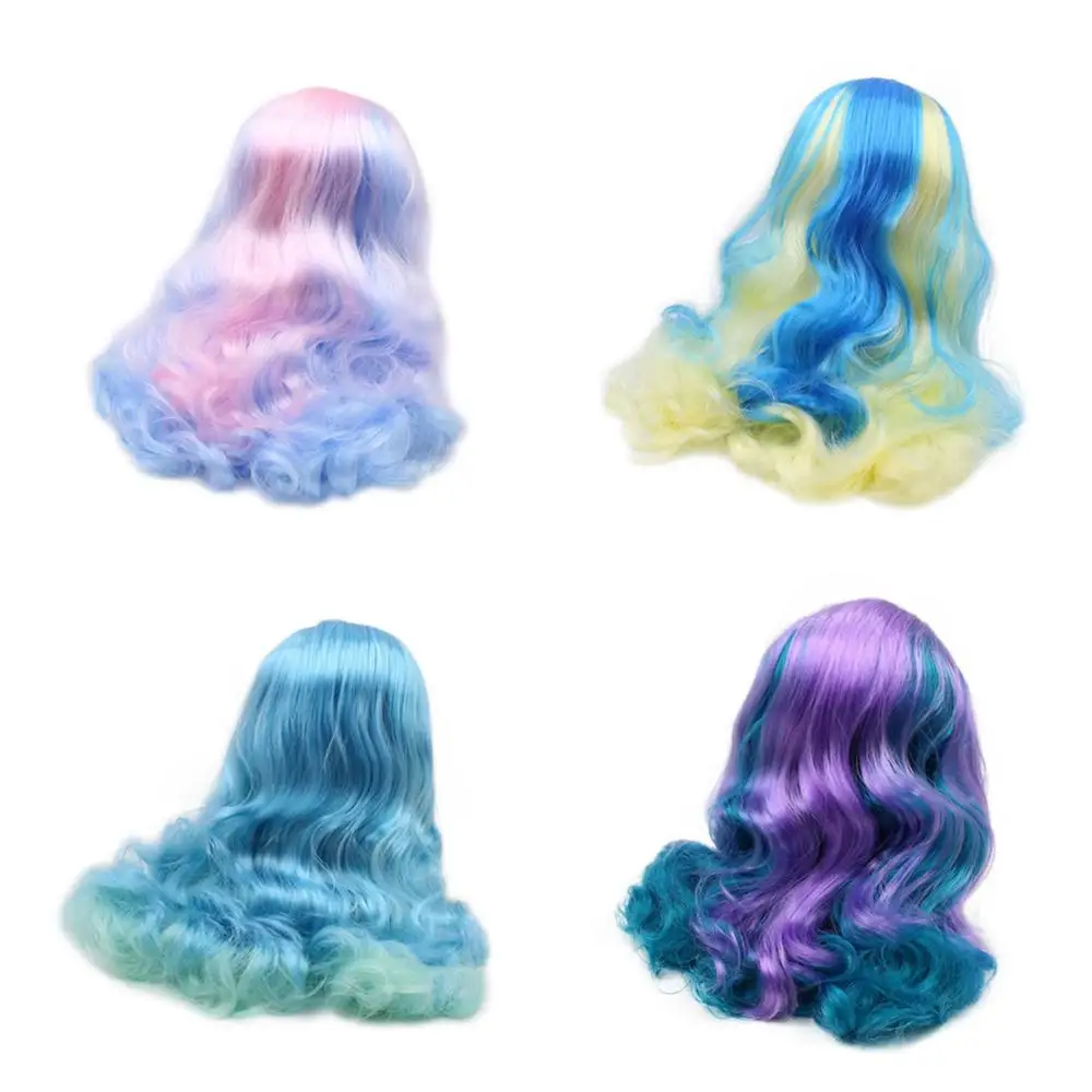 DBS blyth doll icy wig only rbl scalp and dome Layered hair 2 colors for DIY custom | Игрушки и хобби