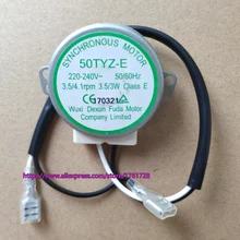 Novo para a máquina do cubo de gelo HZB-25BF/25a motor síncrono 50tyz-e 110v, 220v 3.5rpm ac motor ~