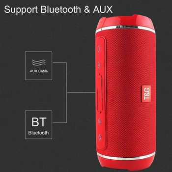

20W Big Power Bluetooth Speaker Wireless Portable Column 3DStereo Subwoofer Music Center Soundbar BoomBox with USB TF FM 1200mAh