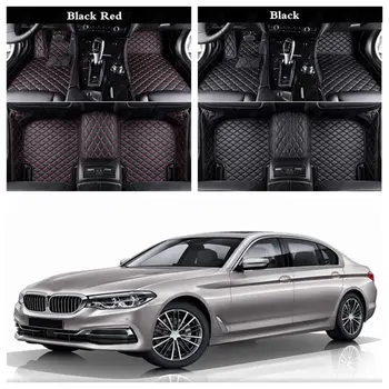 

Custom Car Floor Mats for Bmw 1 2 3 4 5 7 Series F01 F10 F11 G30 G31 M Series Leather Auto Accessories Waterproof Car Floor Mat