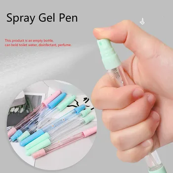 

3PC Creative Daisy Spray Gel Pen Multifunctional Student Anti-epidemic Antibacterial Filling Type Water Spray Signature Pen