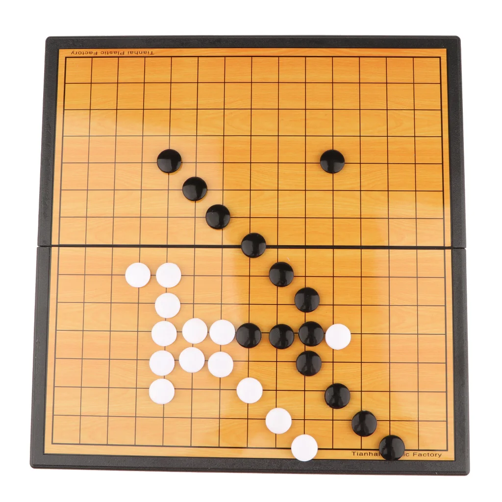 Игра-Головоломка пять в ряд китайский Go Gobang игровой набор шахматная доска и детали