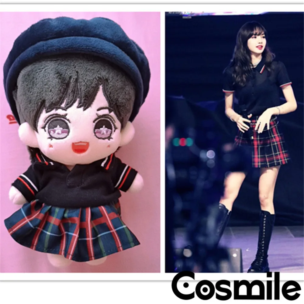 new-kpop-star-lisa-plush-doll-20cm-body-toy-with-clothes-clothing-cute-birthday-gift-c-qc