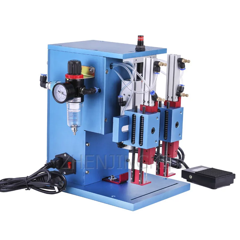 

Double Needle Type Glue Needle Machine Automatic Send Card Nailing Machine Towel Clothing Trademark Paper Card Fxed Equipment