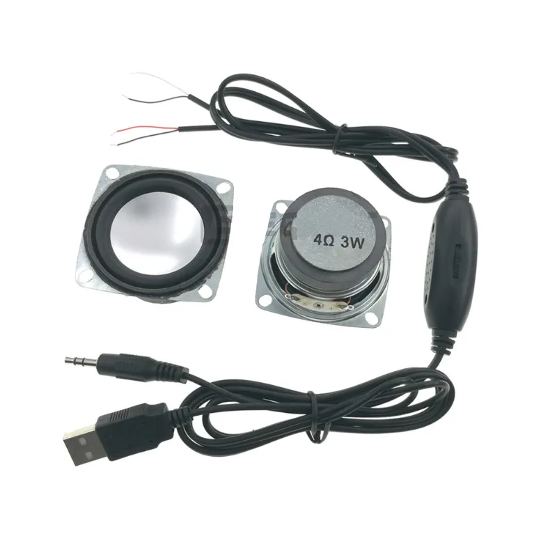 

SOTAMIA Mini Audio Sound Speaker Stereo USB Power Amplifier 3Wx2 Wire Control Home Theater DIY Speaker Parts