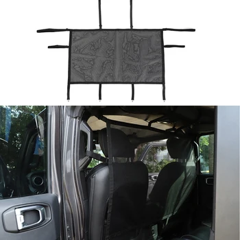 

Auto Styling for Jeep Wrangler JK 2007-2017 Car Rear Seat Isolation Net Separation Curtain Car Interior Decoration Accessories