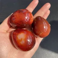 Natural Carnelian Eggs Quartz Crystals Healing Gemstone Agate Yoni Eggs For Halloween Gifts 1